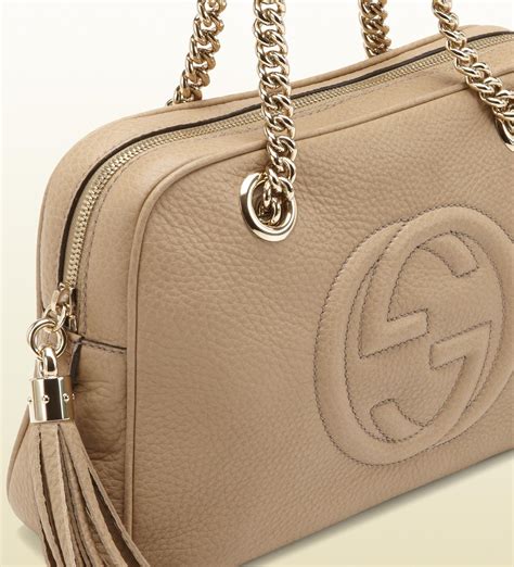 gucci leather strip|Gucci leather shoulder handbags.